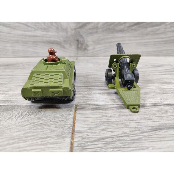 Vintage 1973 Lesney Matchbox Rolamatics No 28 & Gun Diecast Car Made in England - Picture 6 of 10